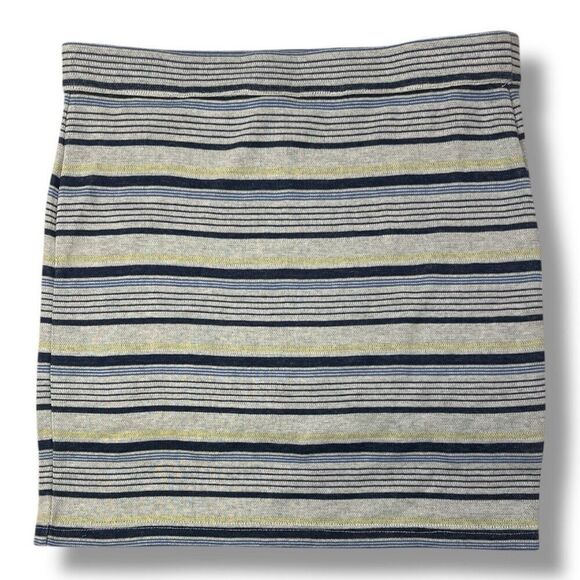 Free People Striped Knit Mini Skirt Size Medium - Picture 1 of 5